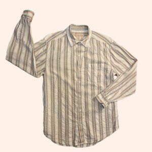 The Territory Ahead Men’s Long Sleeve Shirt – Medium, 100% Cotton